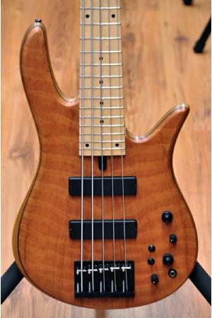 Fodera Monarch Std Special Doctorbass Edition Bird's eye Maple 5 string 19mm spacing-Figured Redwood top Fodera Monarch Std Special Doctorbass Edition Bird's eye Maple 5 string 19mm spacing-Figured Redwood top