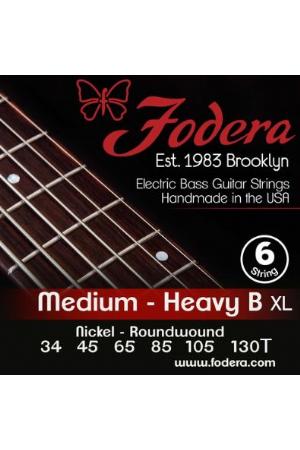 Fodera Strings 6 Nickel 34-130T XL Fodera Strings 6 Nickel 34-130T XL