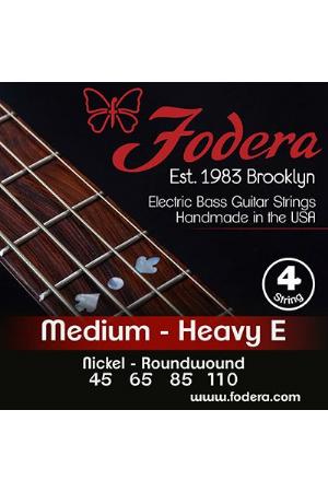 Fodera Strings Nickel 45-110 Medium Heavy E Fodera Strings Nickel 45-110 Medium Heavy E