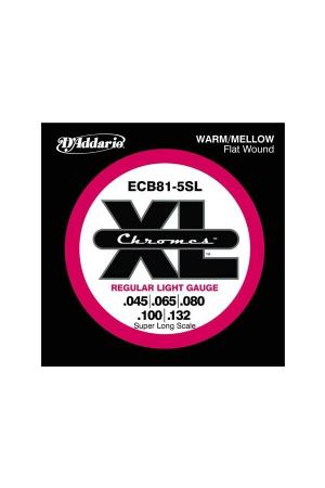 DAddario ECB81-5SL 45-132 FLATWOUND DAddario ECB81-5SL 45-132 FLATWOUND