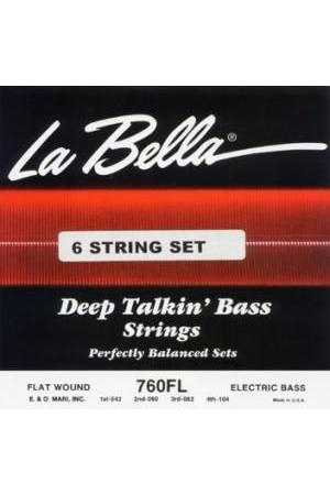 La Bella 760FL-CB Flatwound 29-128 La Bella 760FL-CB Flatwound 29-128