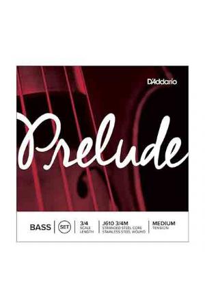 D Addario Prelude Bass J610 3/4 Medium Set D Addario Prelude Bass J610 3/4 Medium Set