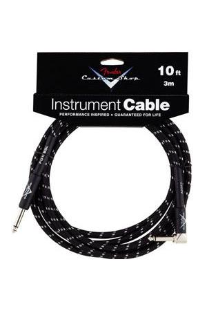 Fender Custom Shop Cable Black 10 Feet/3m Angled Fender Custom Shop Cable Black 10 Feet/3m Angled