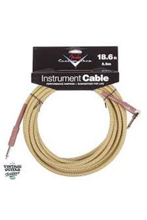 Fender Custom Shop Cable Tweed 18.6ft/5.5m Angled Fender Custom Shop Cable Tweed 18.6ft/5.5m Angled