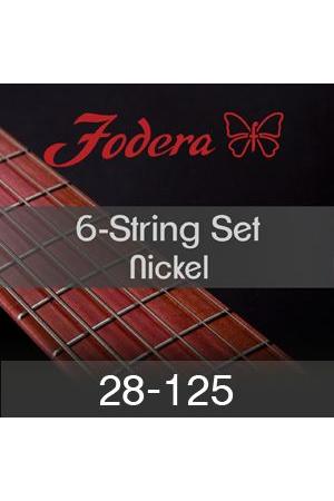 Fodera Strings 6 Nickel 28-125 Extra Long Fodera Strings 6 Nickel 28-125 Extra Long