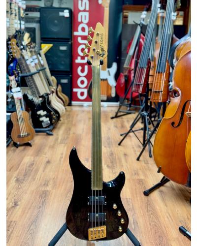 Vigier Excess Black Fretless Delta Metal
