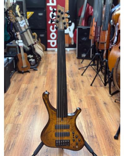 Marleaux Consat SE 6 Fretless Old Violin Aged