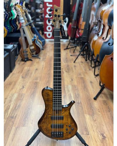 Marleaux Mbass 20th Anniversary Limited Edition Old Violin Aged Spruce top 5 string