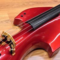 Bridge Violins Cetus Electric Double Bass Red