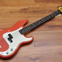 Vintage V4 Icon Bass Distressed Firenza Red