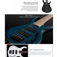 Sire Marcus Miller M2 5 Trans Blue 2nd Generation