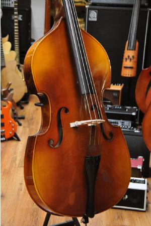 Doctorbass Slim Bass + ajuste de luthier + puente ajustable + cuerdas D'Addario Helicore y funda Doctorbass Slim Bass + ajuste de luthier + puente ajustable + cuerdas D'Addario Helicore y funda