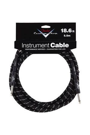 Fender Custom Black Cable 18.6 Feet/5.5m Recto-Recto Fender Custom Black Cable 18.6 Feet/5.5m Recto-Recto