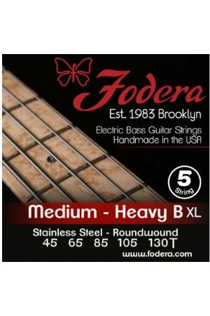 Fodera Strings 5 Stainless-Steel 45-130T XL
