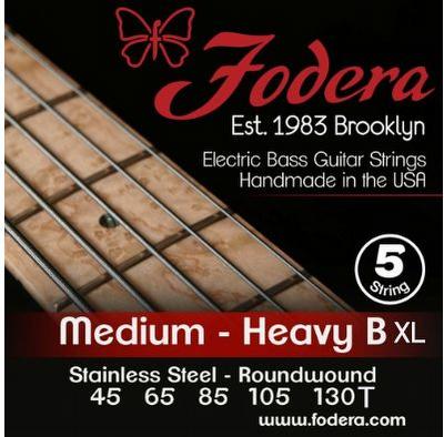 Fodera Strings 5 Stainless-Steel 45-130T XL