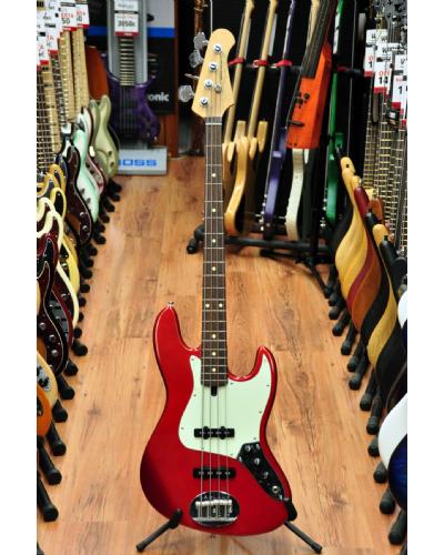 Lakland Skyline Joe Osborn Candy Apple Red (made in Corea)-Lindy Fralin Pickups