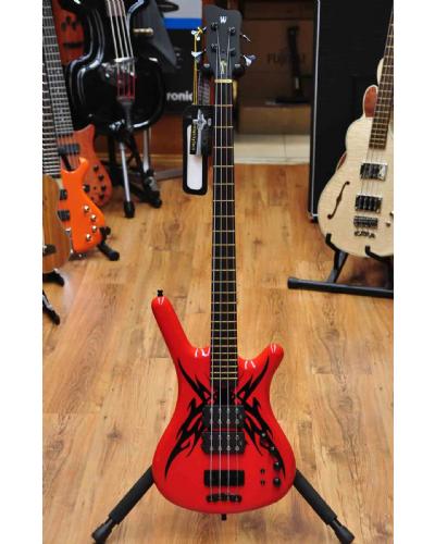 Warwick Corvette $$ SE TRIBAL RED & BLACK