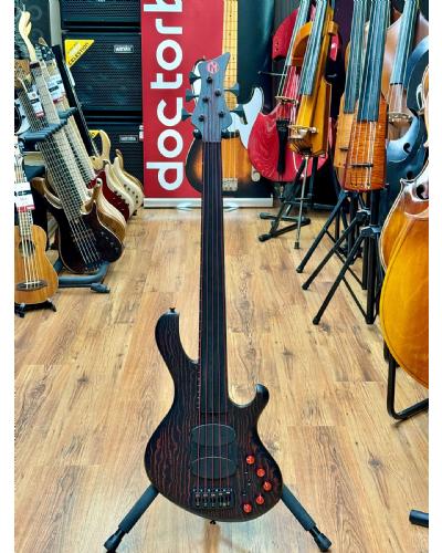 Maruszcyk Frog Omega 5a Fretless Red Black