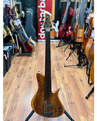 Meridian Horizon 5 Fretless Rosewood Feather