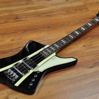 Sandberg Forty Eight Black (stripes/matching headstock)