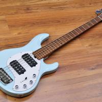 Sterling by Music Man StingRay Ray 35 HH RM/M Daphne Blue