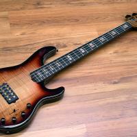 Music Man 35th Anniversary StingRay 5 Spalted Top Roasted Maple Ebony