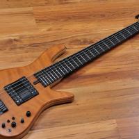 Fodera Emperor Std Special Doctorbass Edition Ebony Board 6 string 17.5mm spacing-Figured Redwood top