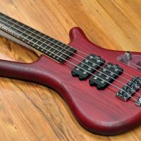 Warwick Rockbass Corvette $$ 4 Burgundy Red