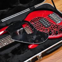 Music Man Stingray 5 Trans Red Left handed (usado)