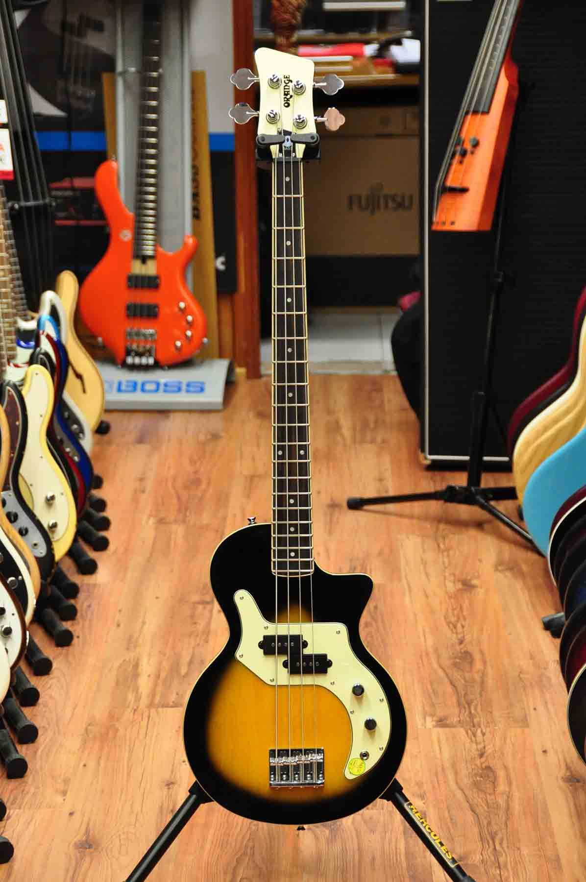 Orange o shop bass sunburst