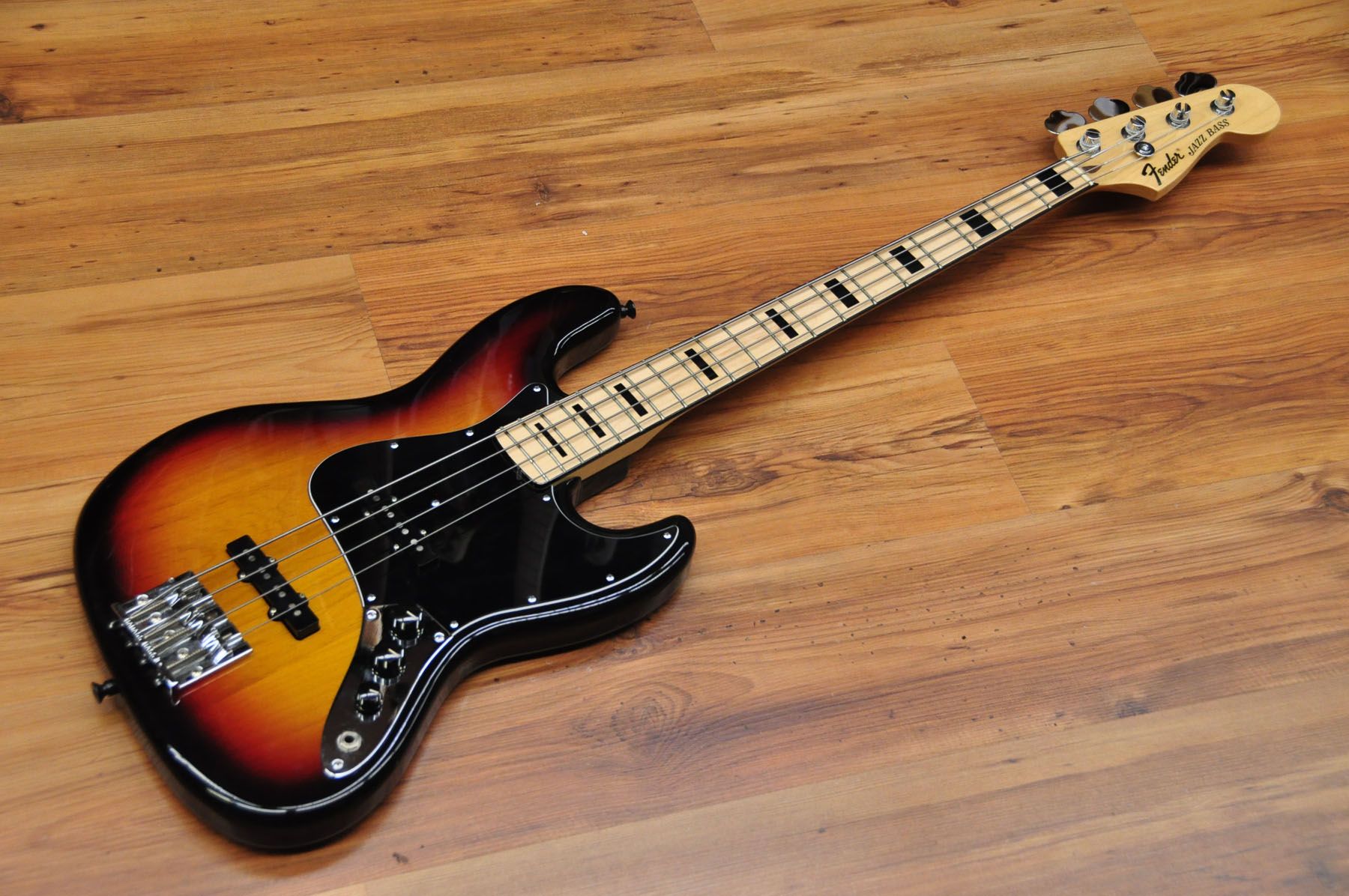 Fender jazz bass maple neck block inlays deals