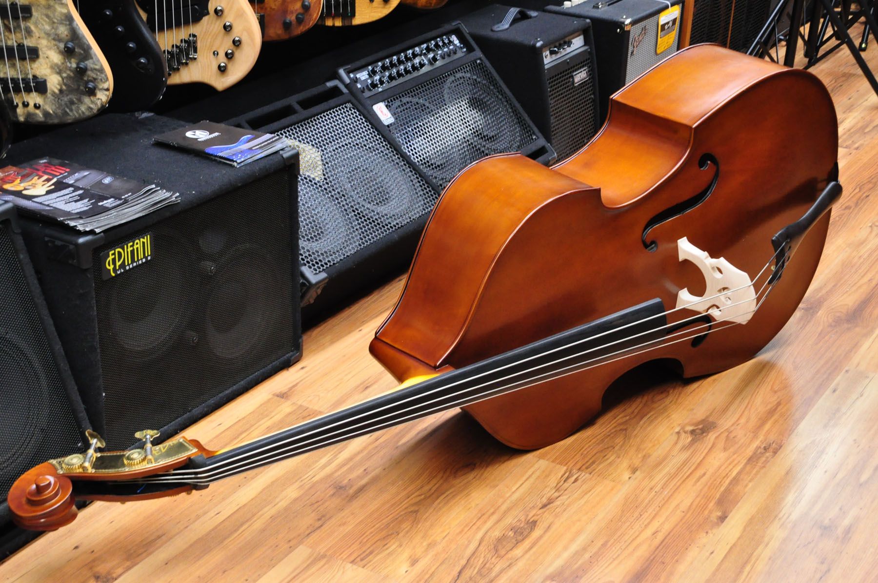 Left handed electric upright bass hotsell